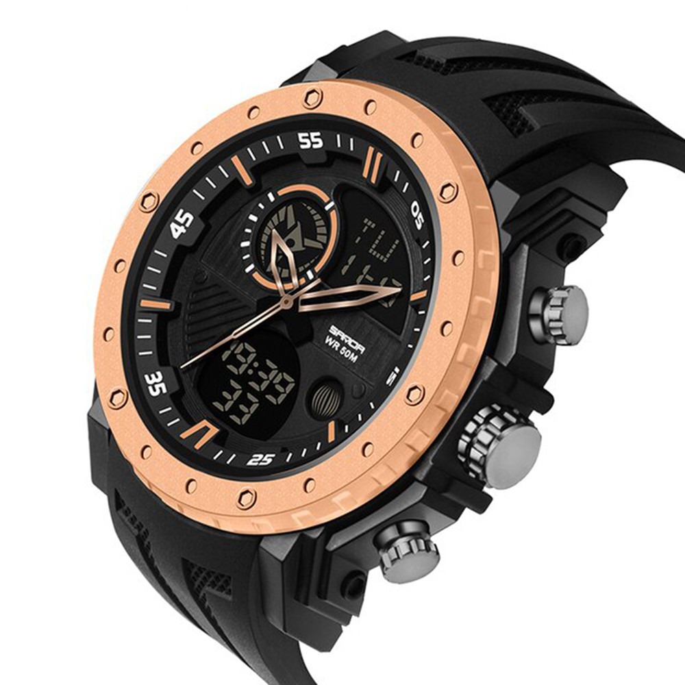 Sanda 6012 Black-Rose Gold - Зображення 2