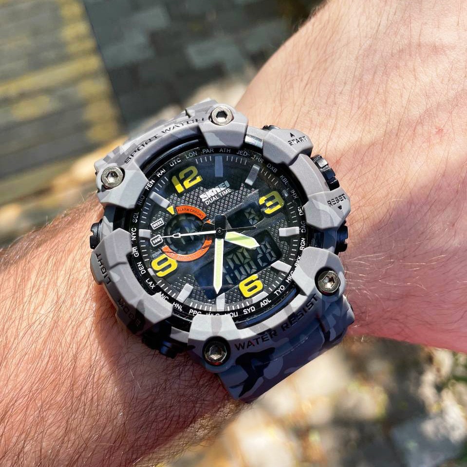 Skmei 1520CMGY Gray Camo. - Зображення 3
