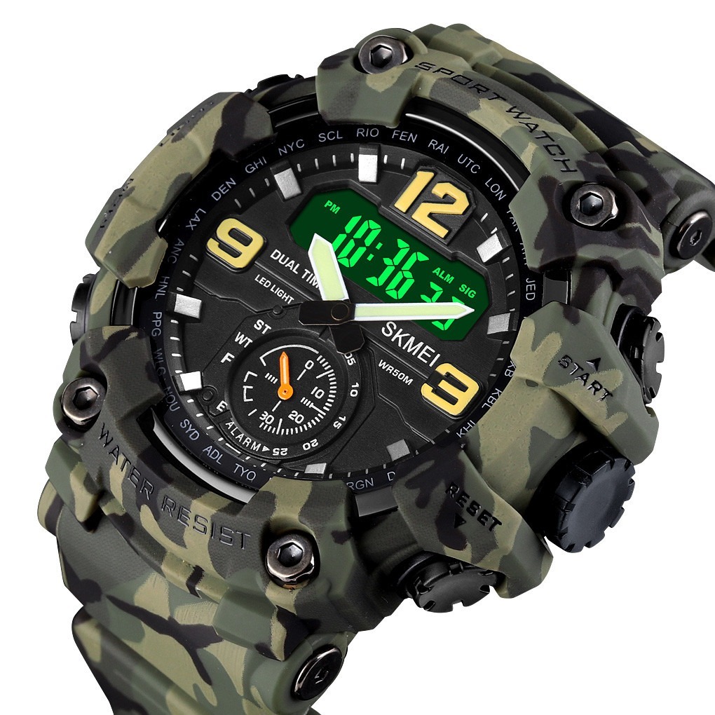 Skmei 1637CMGN Camo Green. - Зображення 2