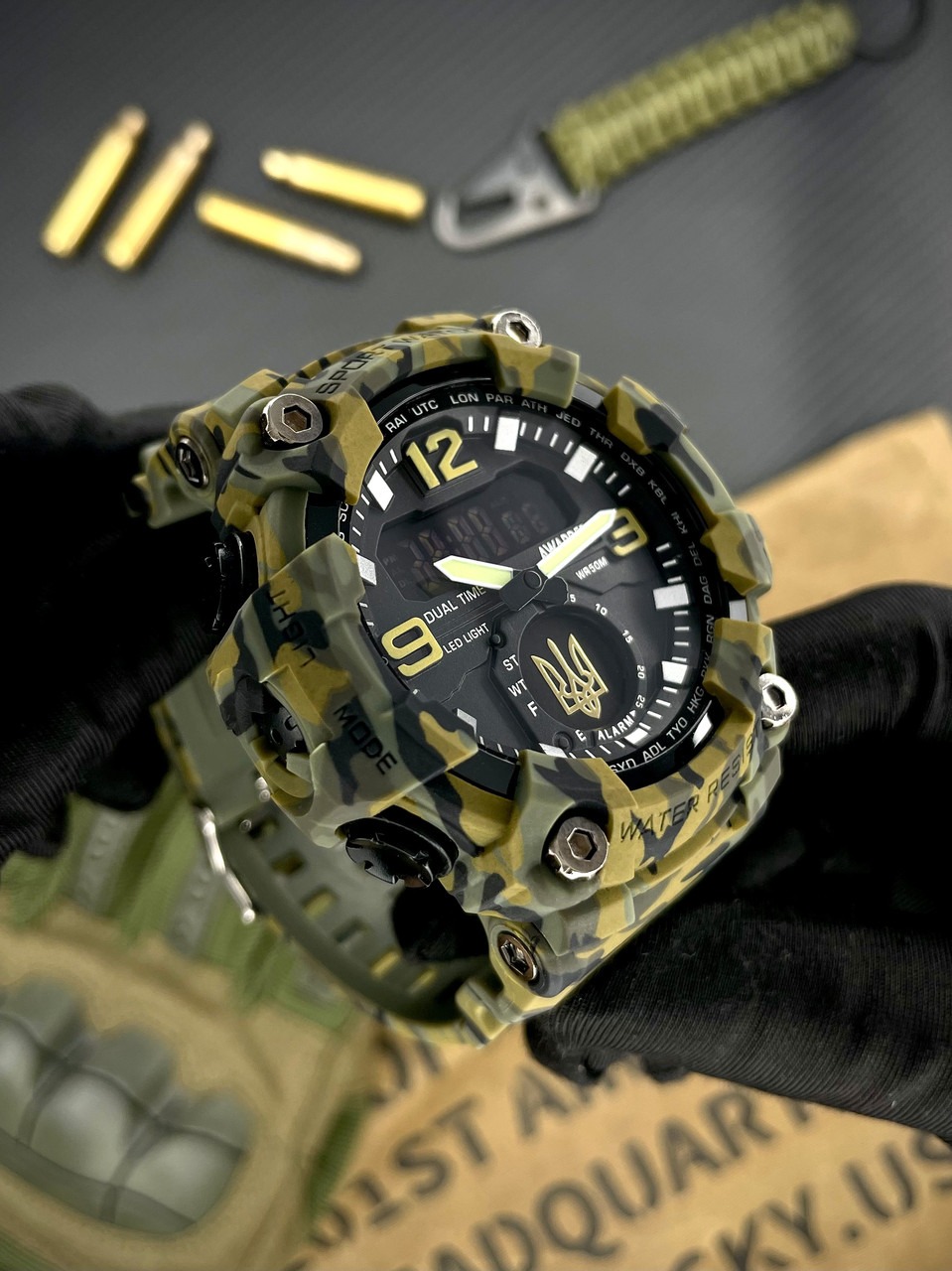 Awarder 003 Тризуб золото Army Green - Зображення 3