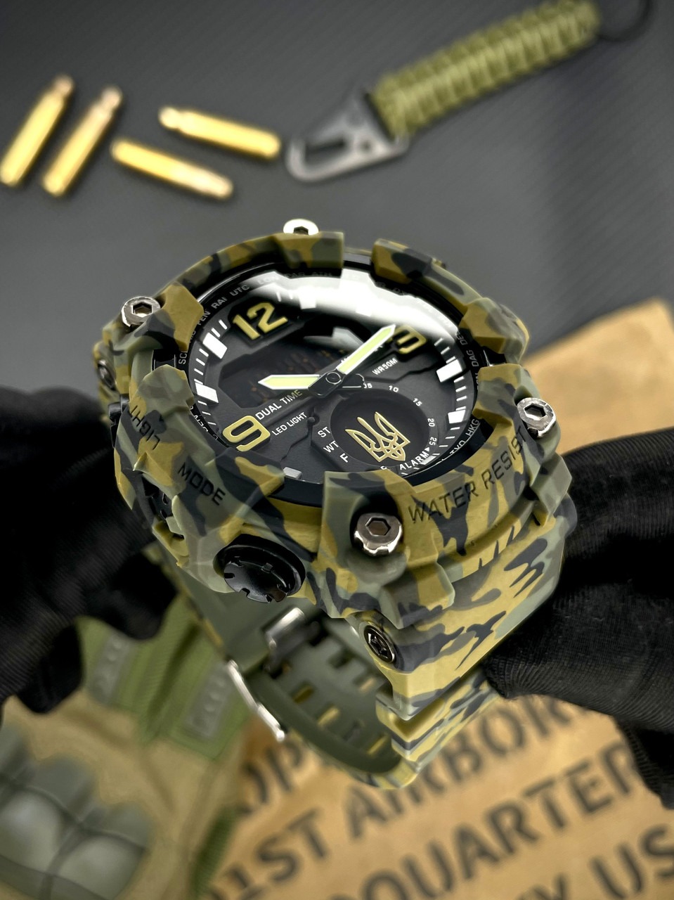 Awarder 003 Тризуб золото Army Green - Зображення 4