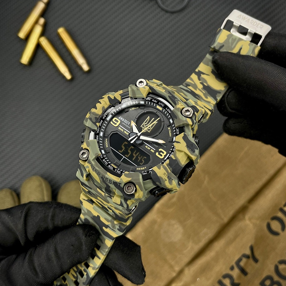 Awarder 001 Тризуб золото Camo Green - Зображення 2