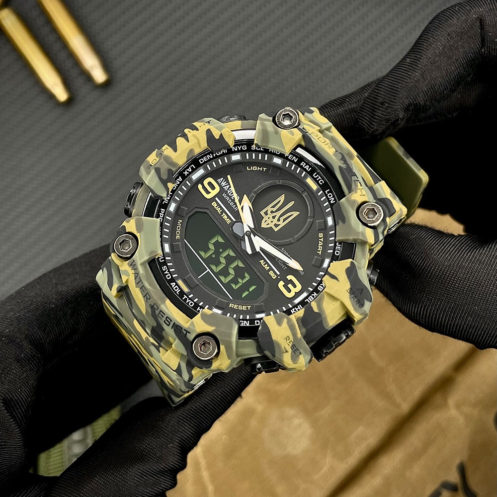 Awarder 001 Тризуб золото Camo Green - Зображення 8