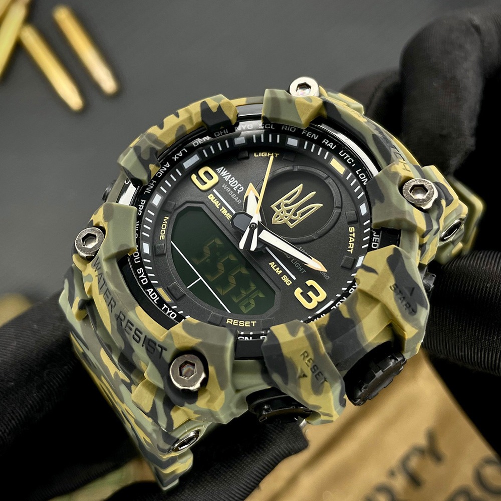 Awarder 001 Тризуб золото Camo Green - Зображення 9