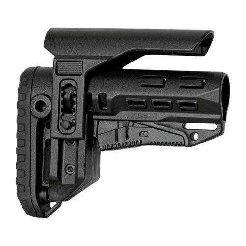 Обвіс Приклад DLG TBS COMPACT підщічником, рукоятка прорезинена та Комплект Буфера на Colt C7, M16, M4/AR15 Чорний - Зображення 6