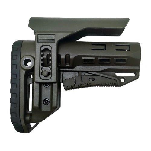 Приклад DLG TBS COMPACT Mil-Spec, з регульованим підщічником та Комплект Буфера на Colt C7, M16, M4/AR15 Чорний - Зображення 8