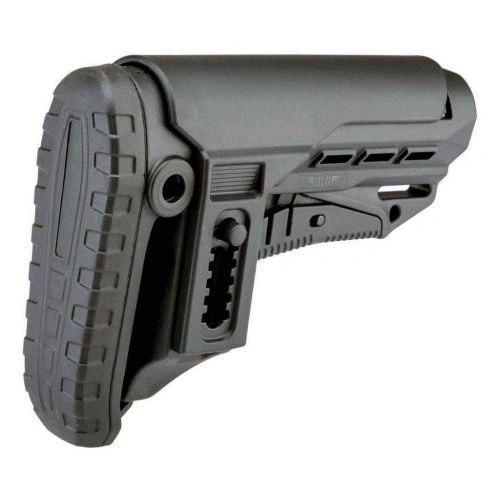 Приклад DLG TBS COMPACT Mil-Spec, з регульованим підщічником та Комплект Буфера на Colt C7, M16, M4/AR15 Чорний - Зображення 9