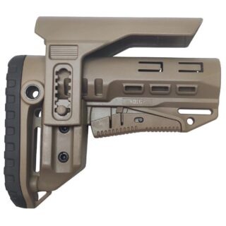 Приклад DLG Tactical TBS Compact Mil-Spec з підщочником 180 мм Койот