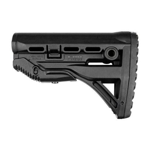 Приклад для M16/M4/AR15 FAB Defense GL-SHOCK + Комплект буфера Чорний - Зображення 4