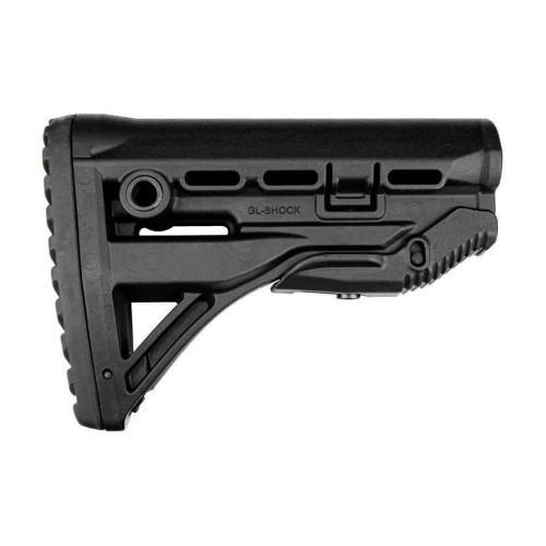 Приклад для M16/M4/AR15 FAB Defense GL-SHOCK + Комплект буфера Чорний - Зображення 6