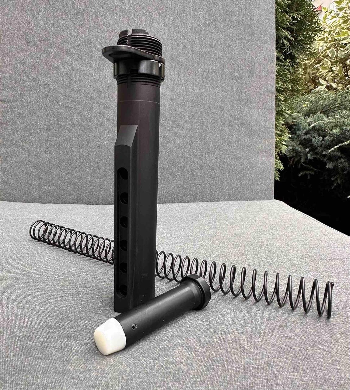Приклад для M16/M4/AR15 FAB Defense GL-SHOCK + Комплект буфера Чорний - Зображення 7
