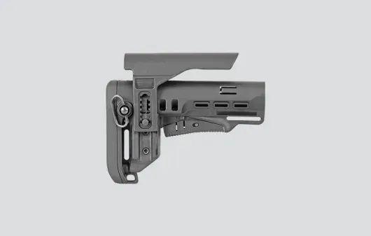 Приклад для M16/M4/AR15 DLG Tactical + Комплект буфера Чорний - Зображення 4