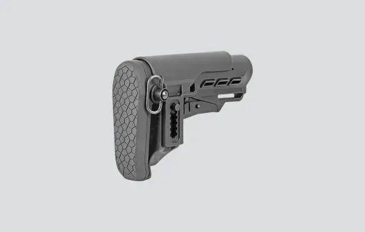 Приклад для M16/M4/AR15 DLG Tactical + Комплект буфера Чорний - Зображення 5