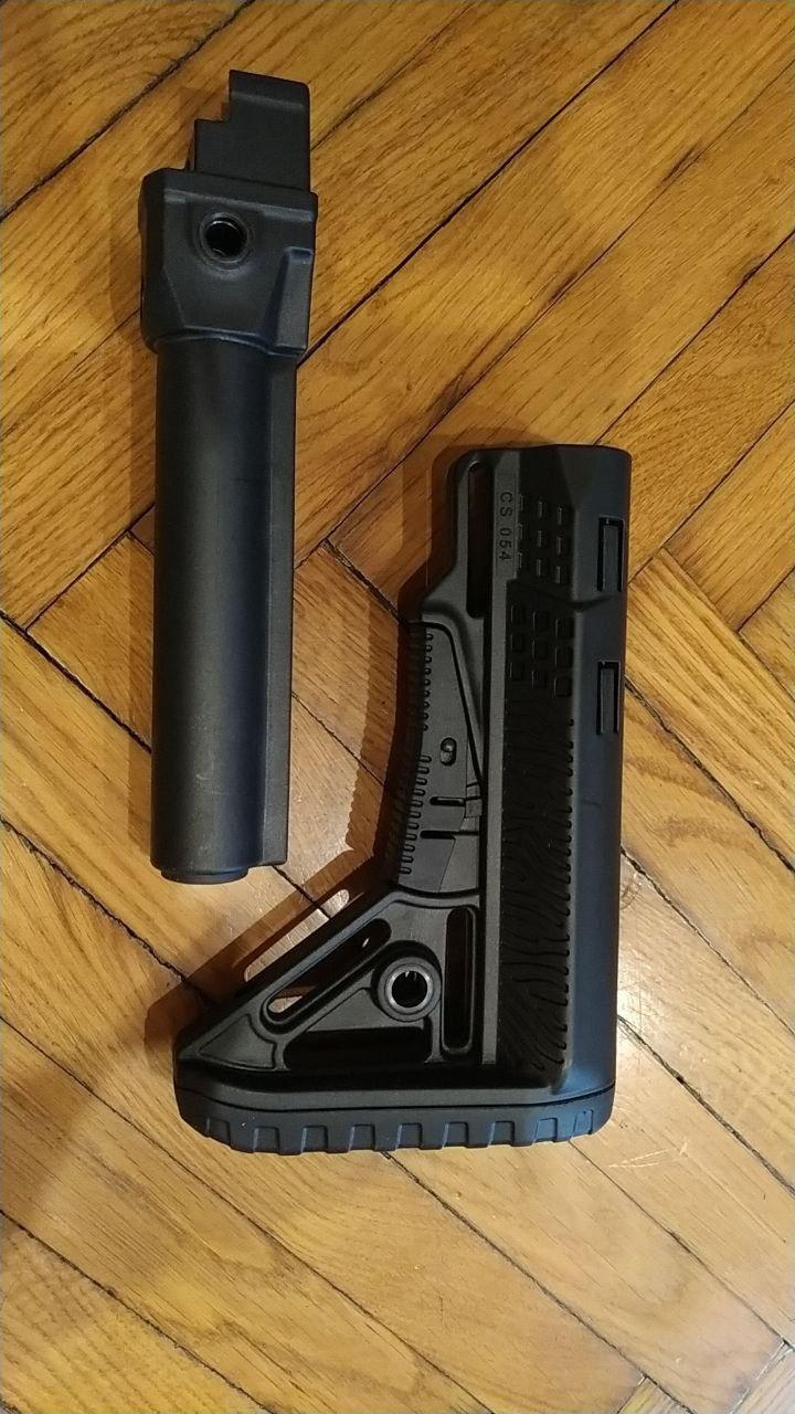 Приклад фіксований DLG Com-Spec АК-47/74/АКМ Чорний - Зображення 2