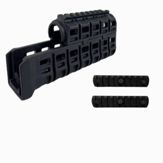 Цівка АК47/74 жаростійка M-LOK з 4 планками пікатіні DLG-Tactical чорна